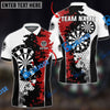BlueJose Darts On Your Mark Personalized Name, Team Name Shirt (4 Colors)