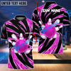 BlueJose Bowling And Pins Super Anemo Aura Customized Name 3D Shirt ( 6 Colors)