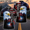 BlueJose USA Eagle Darts Personalized Name, Team Name Shirt