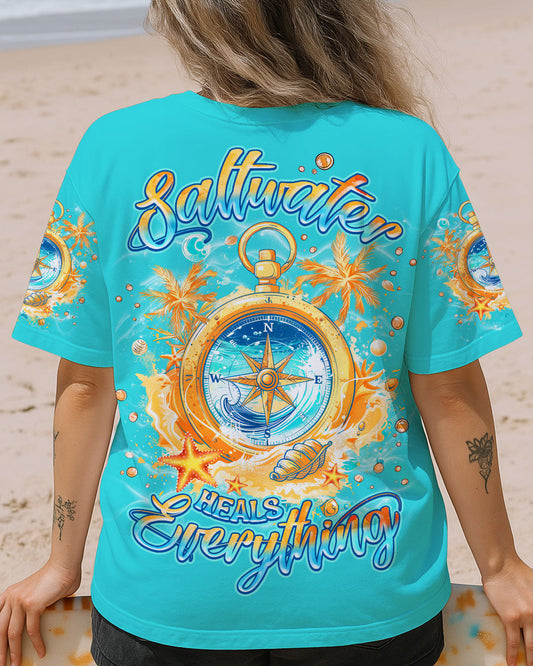 SALTWATER HEALS EVERYTHING COMPASS ALL OVER PRINT - TLNZ0804253