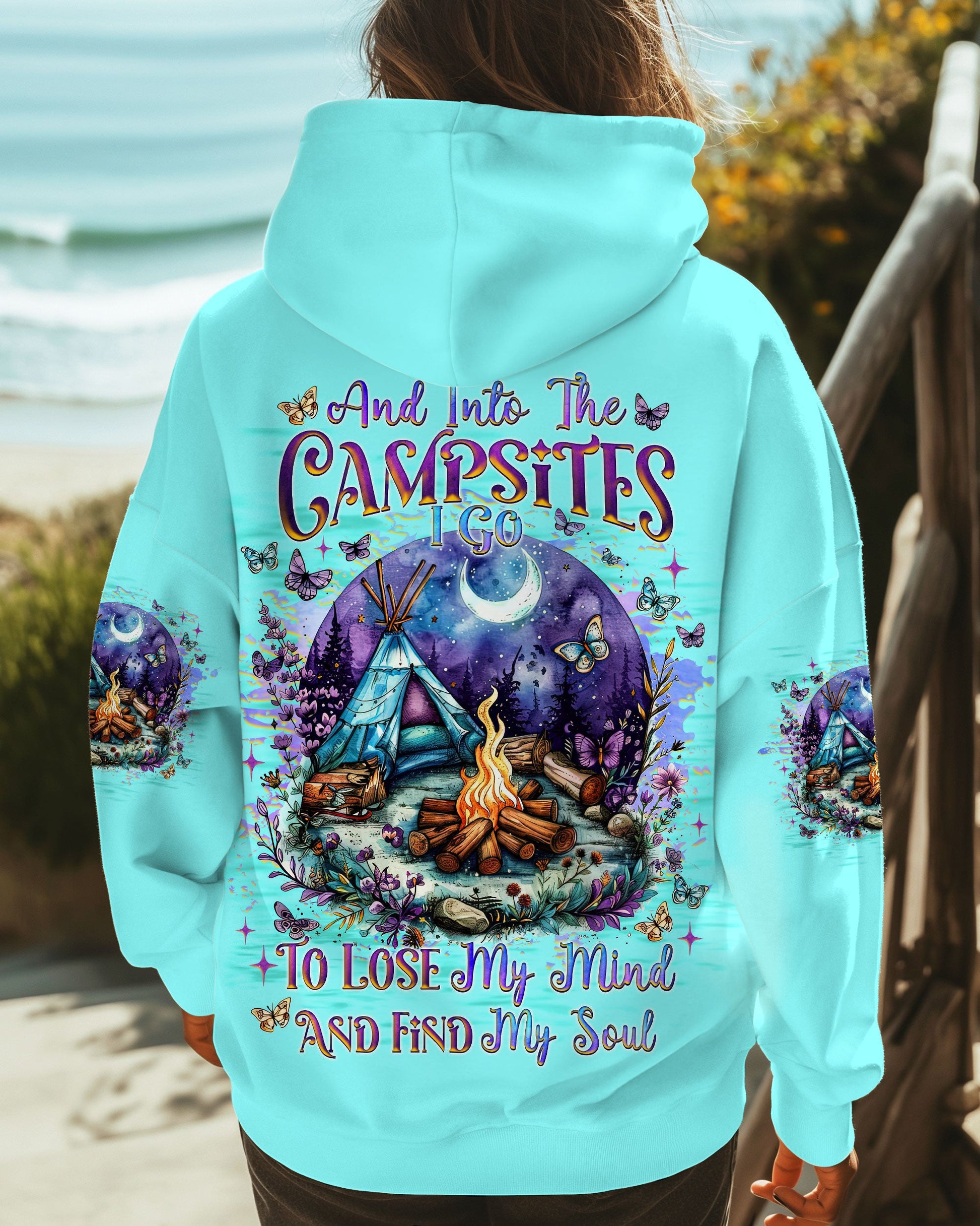 AND INTO THE CAMPSITES I GO ALL OVER PRINT - TLNZ2609241