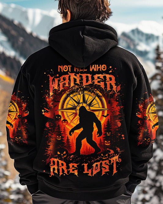 NOT ALL WHO WANDER ARE LOST BIGFOOT HALLOWEEN ALL OVER PRINT - TLNZ2207254