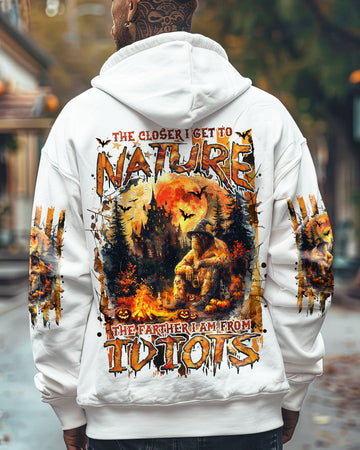 THE CLOSER I GET TO NATURE BIGFOOT HALLOWEEN ALL OVER PRINT - TLNZ2208244
