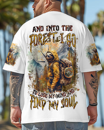 AND INTO THE FOREST I GO SLOTH ALL OVER PRINT  - TLNZ1803253