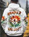 NOT ALL WHO WANDER ARE LOST BIGFOOT COMPASS ALL OVER PRINT  - TLNZ1912244