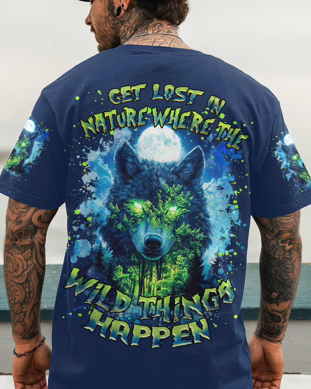 GET LOST IN NATURE WOLF ALL OVER PRINT - TLNZ1004251