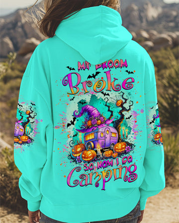 MY BROOM BROKE SO NOW HALLOWEEN CAMPING ALL OVER PRINT - TLNZ0608241