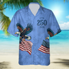 BlueJose Custom Dog Photo USA 250 Anniversary Eagle 1776-2026 Hawaii Shirt