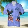 BlueJose Custom Dog Photo USA 250 Anniversary Eagle 1776-2026 Hawaii Shirt
