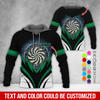 BlueJose Thunder Vortex Darts Personalized Name, Team Name Zipper Hoodie Hoodie