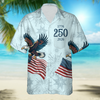 BlueJose Custom Dog Photo USA 250 Anniversary Eagle 1776-2026 Hawaii Shirt