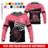BlueJoseI Play Darts Because I Like It Personalized Name, Team Name Hoodie