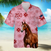 BlueJose Personalized USA 250 Anniversary 1776-2026 Hawaii Shirt For Farmer, Horse Lovers