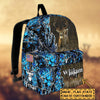 BlueJose Deer Hunting Name State & Flag Personalized Backpack