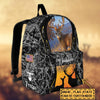 BlueJose Deer Hunting Name State & Flag Personalized Backpack