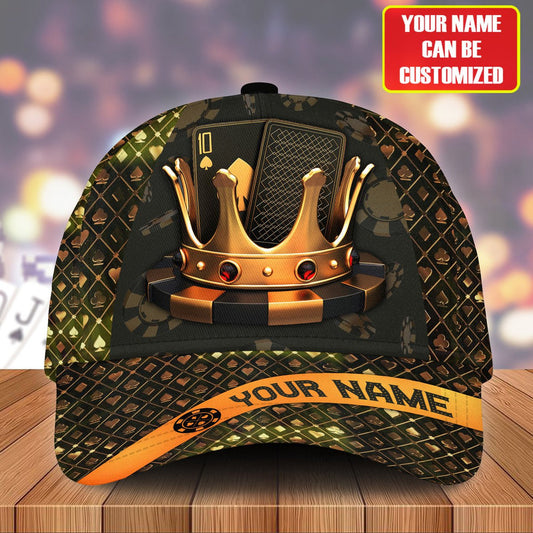 BlueJose Personalized King Of Poker Baseball Cap