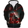 BlueJose Custom Name Boxing The Champion 3D Hoodie