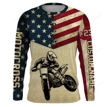 BlueJose Personalized Motocross Racing 3D Shirt