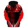 BlueJose Custom Name Boxing Lightning Red 3D Hoodie