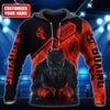BlueJose Custom Name Boxing Pitbull 3D Hoodie