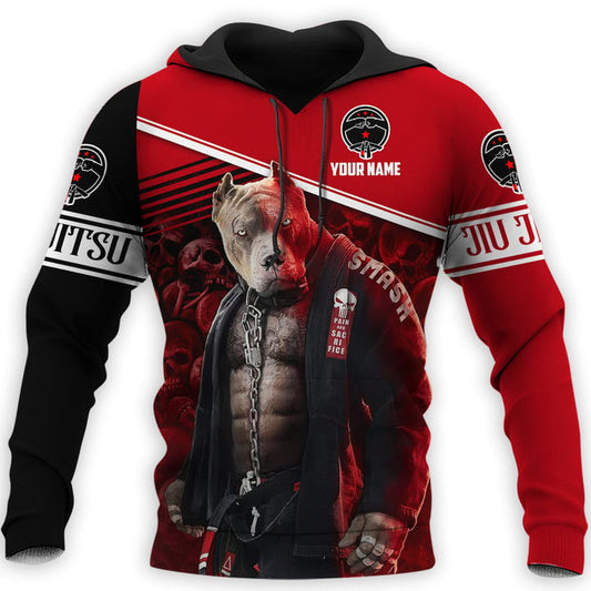 BlueJose Jiu Jitsu 3D Hoodie