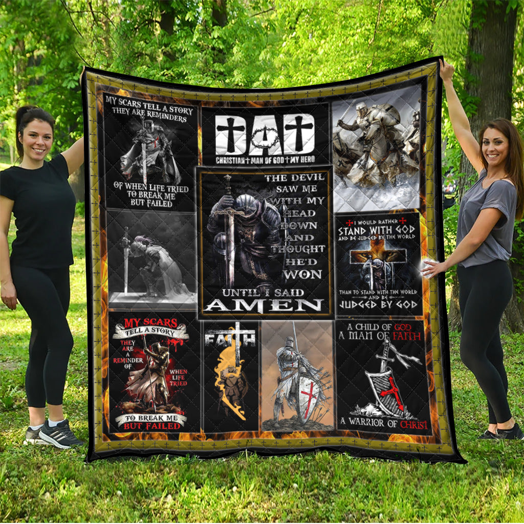 BlueJose God NVGO04QI Premium Quilt Blanket