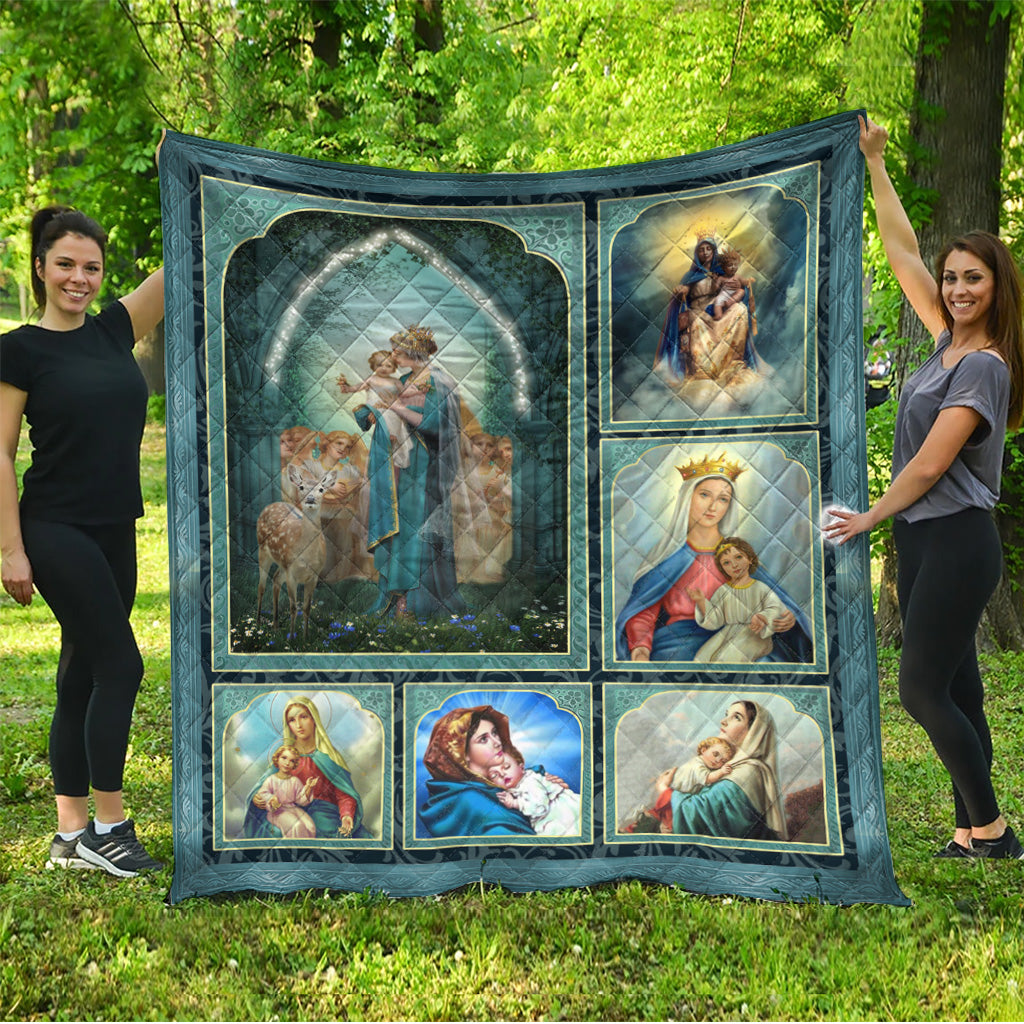 BlueJose God NVGO09QI Premium Quilt Blanket