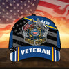BlueJose Premium Multiple US Military Services Veteran 3D Cap PVC241203
