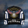 BlueJose Premium Multiple US Military Services Veteran 3D Cap PVC301202