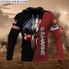 BlueJose Personalised Premium The Punisher Veteran Hoodie