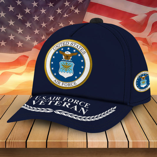 BlueJose Premium Multiple US Military Services Veteran Cap PVC240102