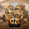 BlueJose Premium U.S. Army Veteran Collection Ziphoodie