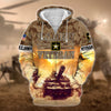 BlueJose Premium U.S. Army Veteran Zip Hoodie
