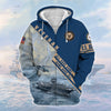 BlueJose Premium U.S. Navy Veteran Zip Hoodie