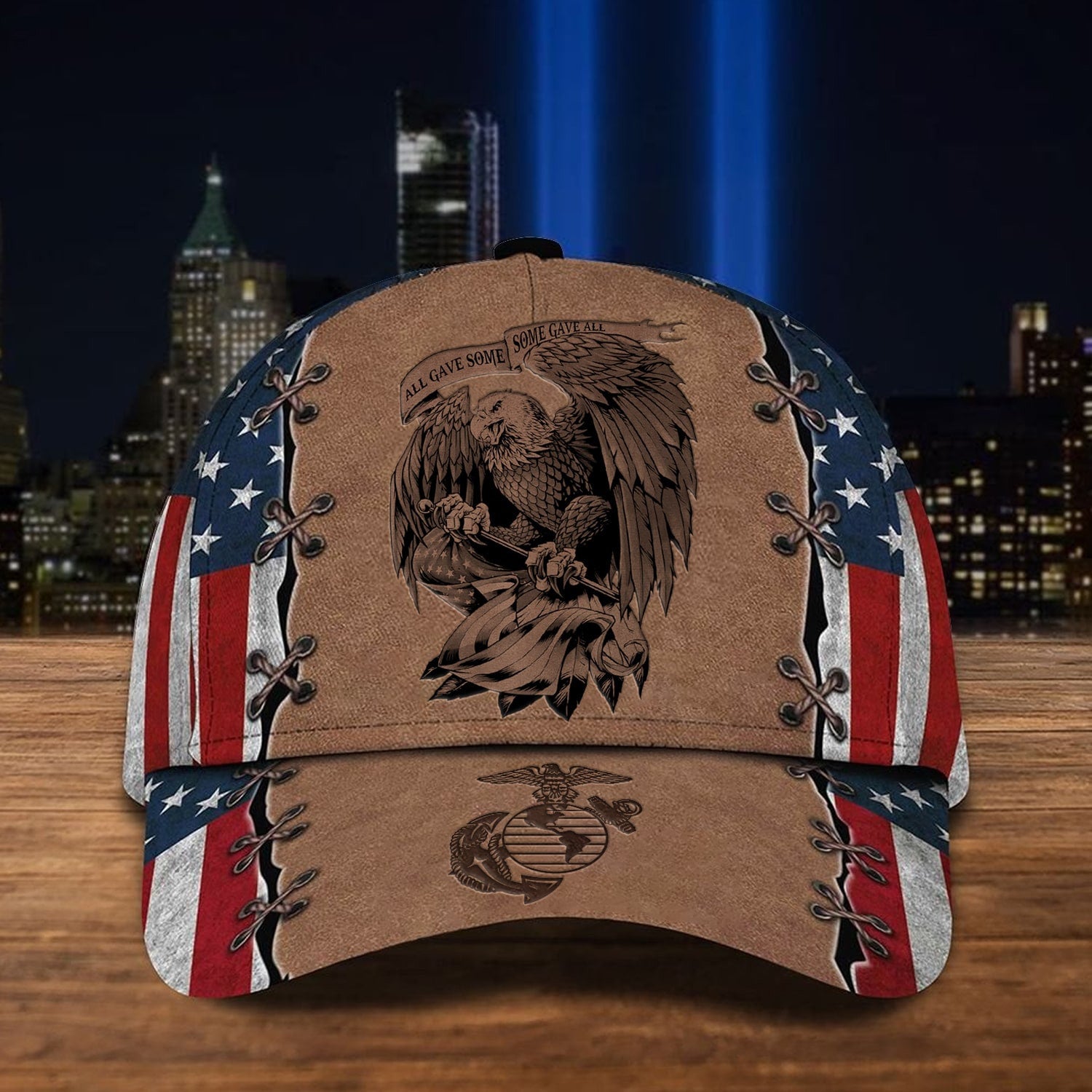 BlueJose Premium Multiple US Military Services Veteran 3D Cap TVN190202