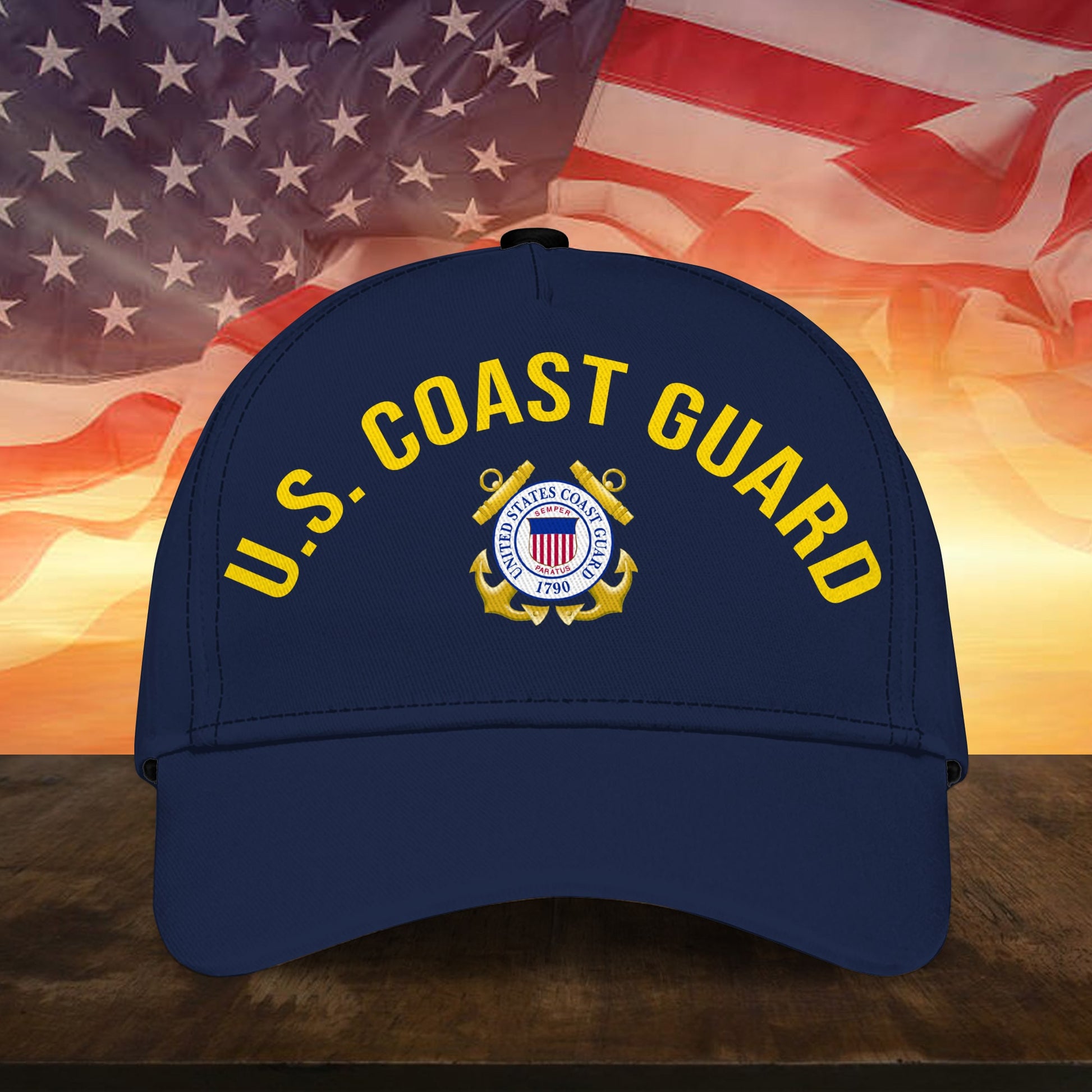 BlueJose Premium Personalised Multiple US Military Services Veteran 3D Cap PVC170204
