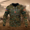 BlueJose Premium U.S Multiple Service Veteran Hoodie