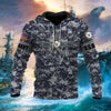 BlueJose Premium U.S Multiple Service Veteran Hoodie