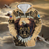 BlueJose Premium U.S Multiple Service Veteran Zip Hoodie