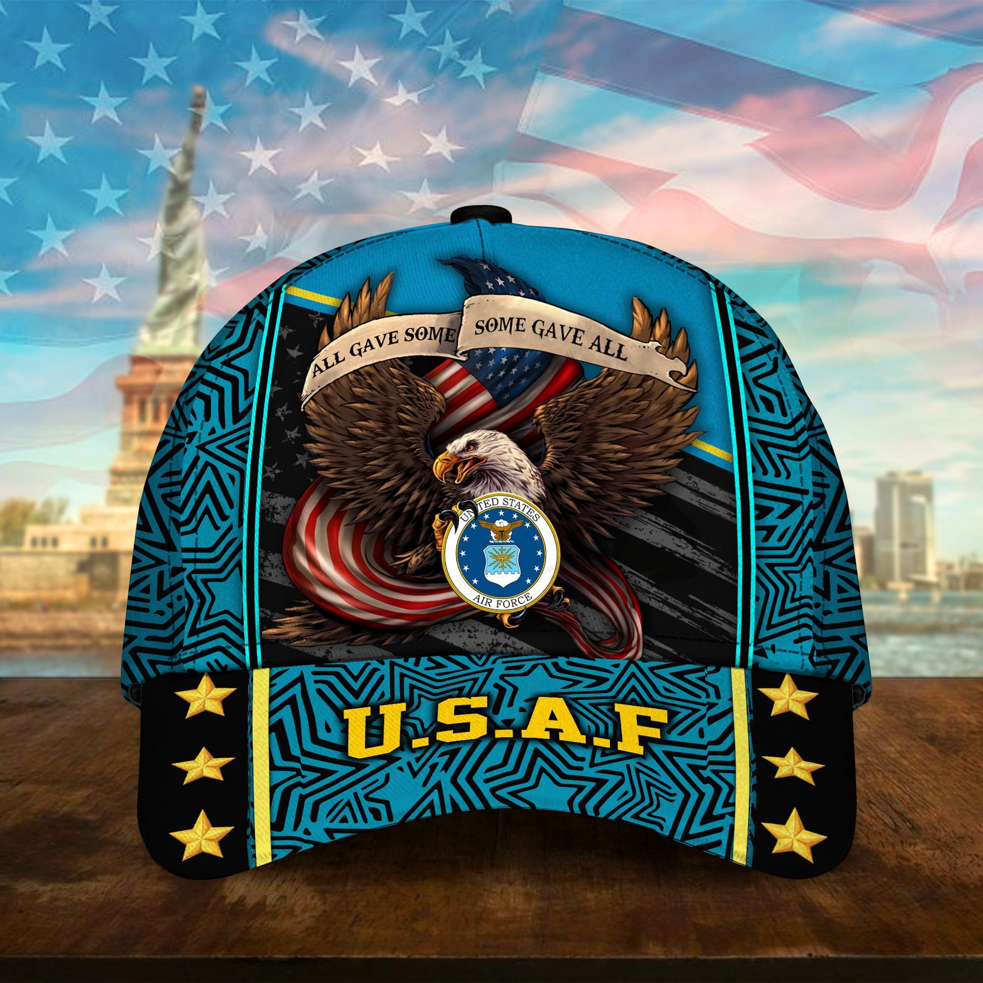BlueJose Premium U.S Multiple Service Veteran 3D Cap PVC280201