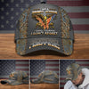 BlueJose Premium Personalised Vietnam Veteran 3D Cap PVC250403