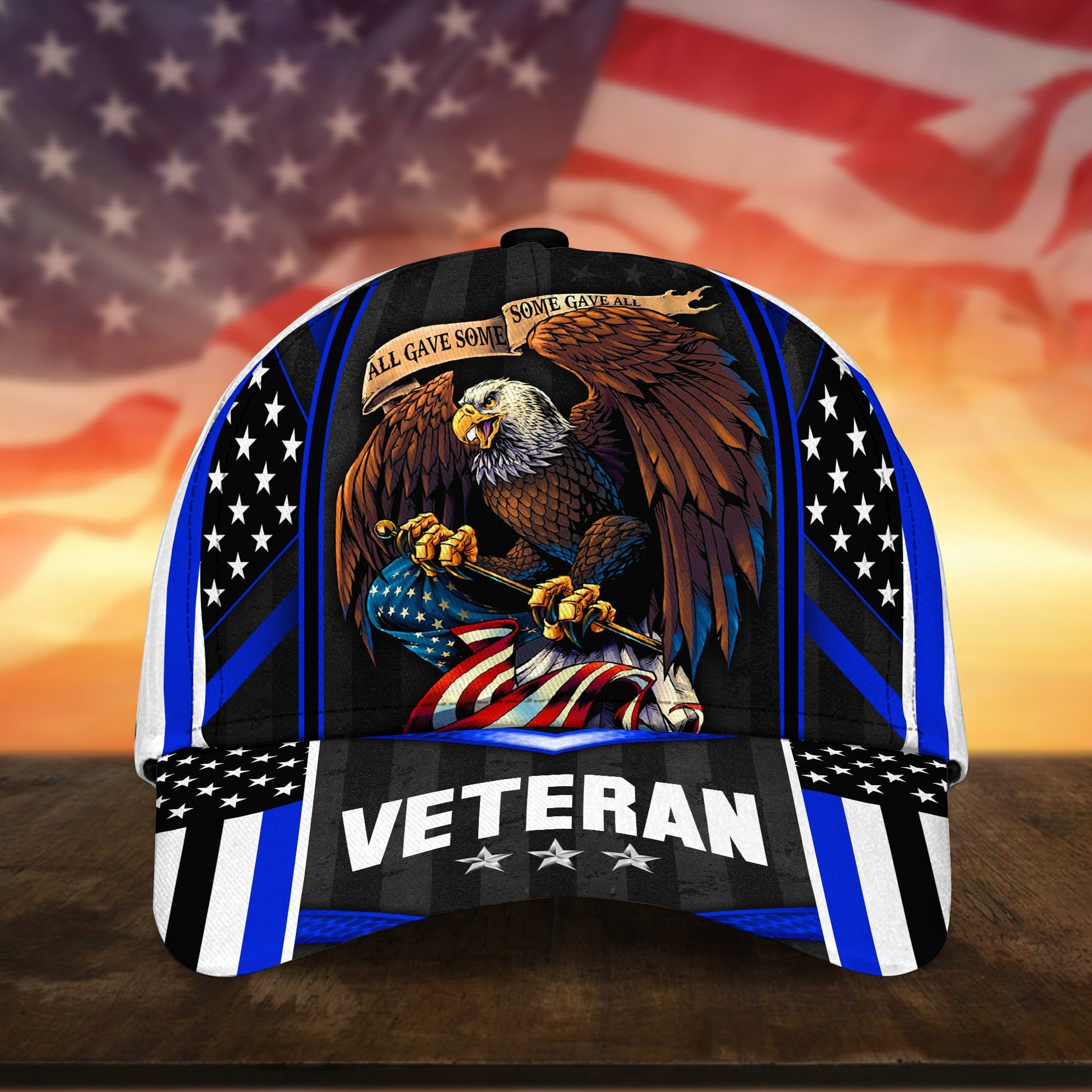 BlueJose Premium Multiple Color Veteran 3D Cap PVC310303