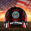 BlueJose Premium U.S Multiple Service Veteran 3D Cap PVC260403