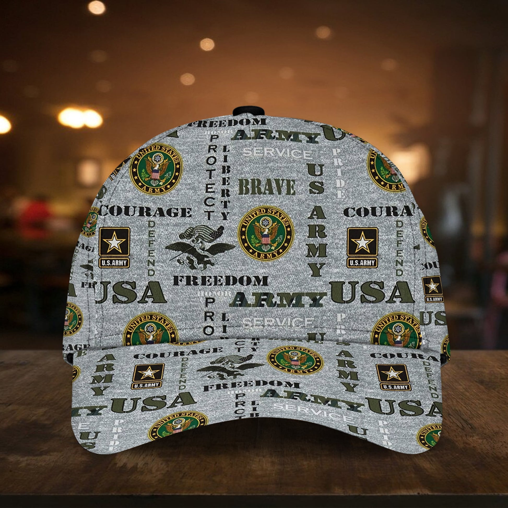 BlueJose Honor Defend Freedom U.S Veteran Multiservice Premium Cap MH200602