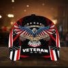 BlueJose Land Of The Free U.S. Veteran 3D Cap PVC010702