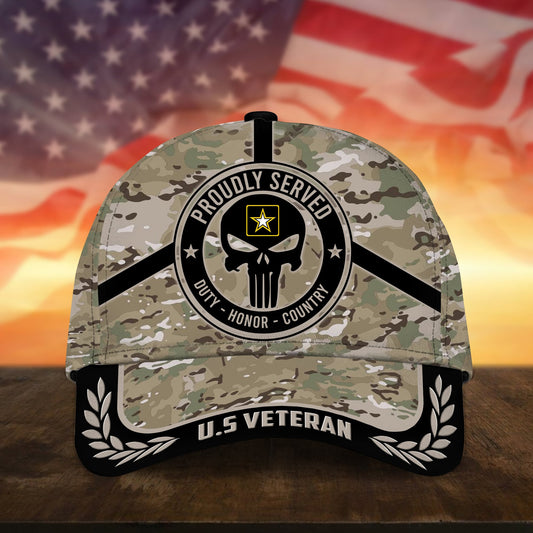 BlueJose Badass Puniskull Multiservice U.S Veteran Cap NPVC150503