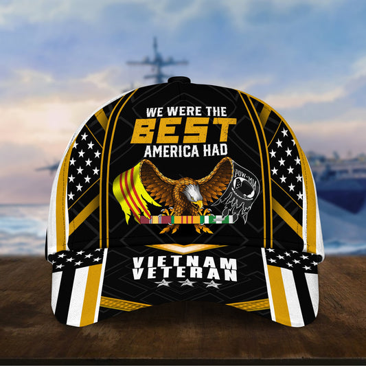BlueJose Premium We Were The Best America Had US Veteran Cap PVC280701