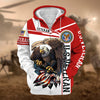 BlueJose Premium Honoring All Who Served US Veteran Zip Hoodie