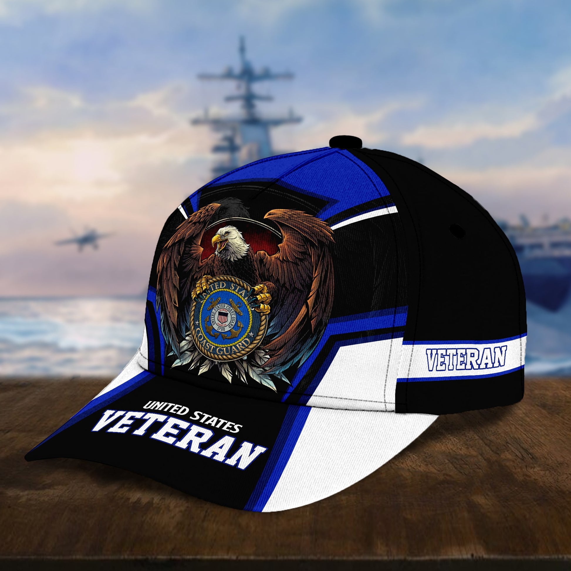BlueJose Premium Eagle US Veteran Cap NPVC251002
