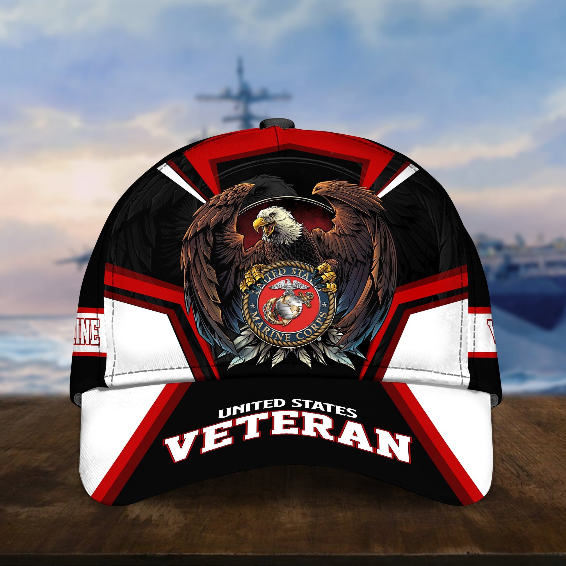 BlueJose Premium Eagle US Veteran Cap NPVC251002
